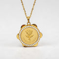 WOTG Rose Tambourine Necklace