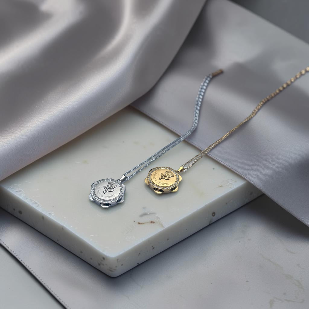 WOTG Rose Tambourine Necklace