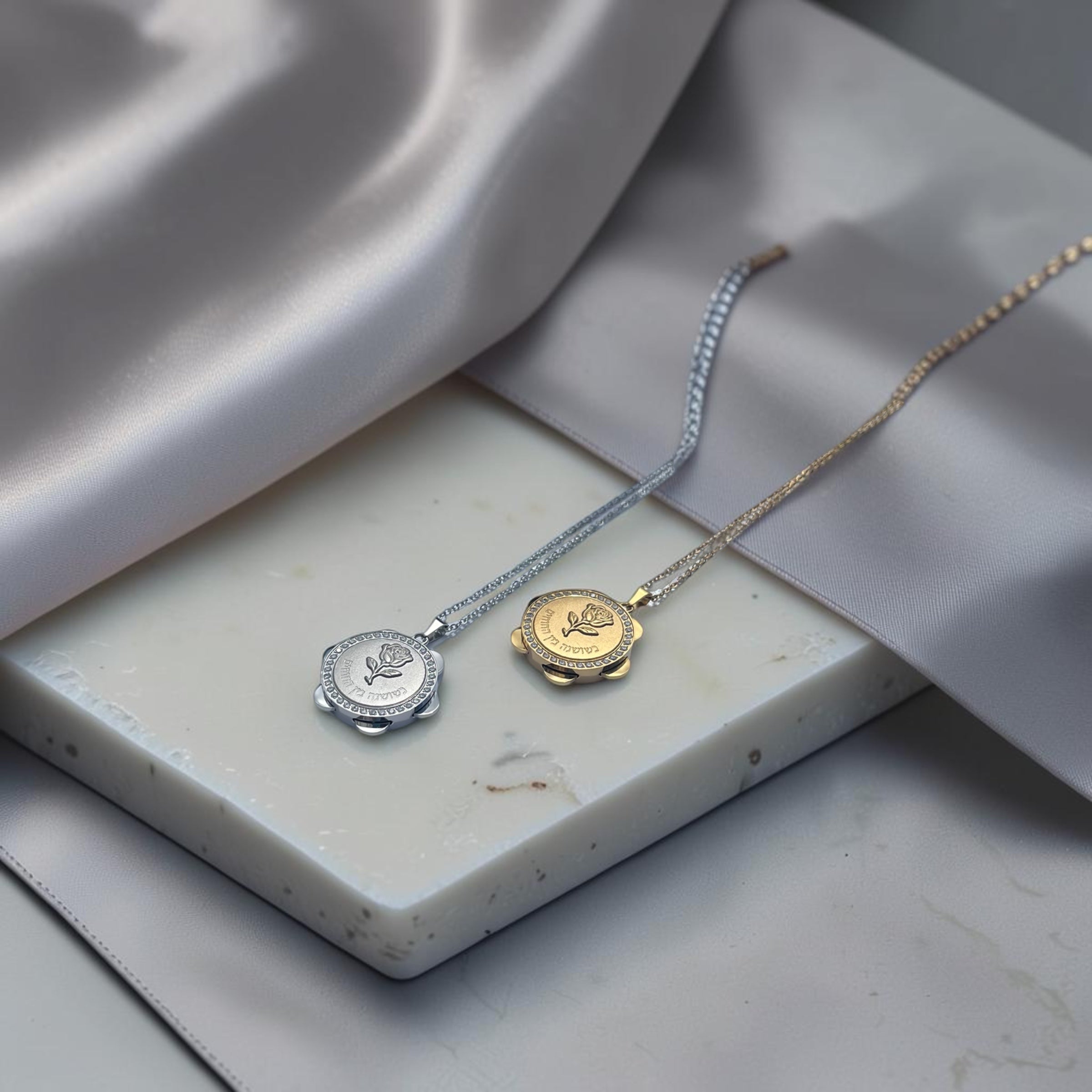 WOTG Rose Tambourine Necklace